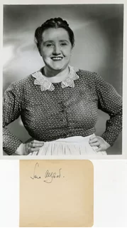 Sara Allgood autograph