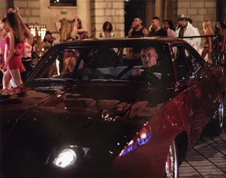 Vin Diesel autograph