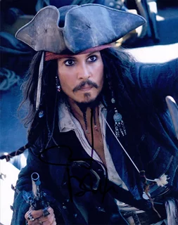 Johnny Depp autograph