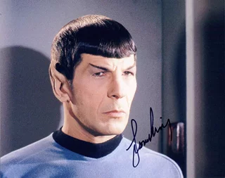 Leonard Nimoy autograph