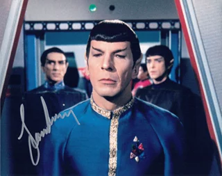Leonard Nimoy autograph