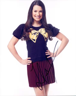 Lea Michele autograph