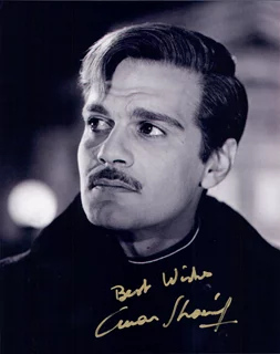 Omar Sharif autograph