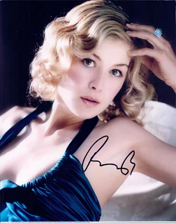 Rosamund Pike autograph
