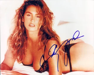 Cindy Crawford autograph