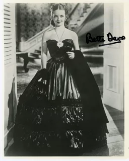 Bette Davis autograph