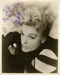 Kim Novak autograph