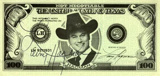 Larry Hagman autograph