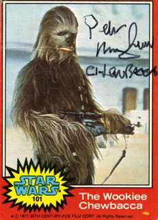 Peter Mayhew autograph