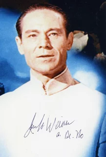 Joseph Wiseman autograph
