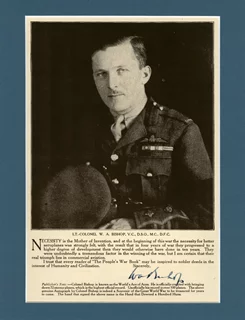 Billy Bishop autograph