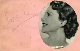 Vivien Leigh autograph