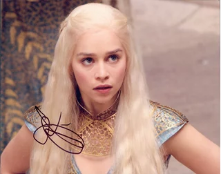 Emilia Clarke autograph