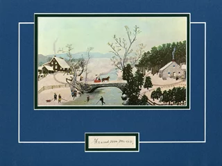 Grandma Moses autograph