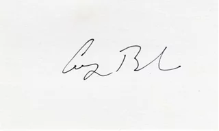 George Bush autograph