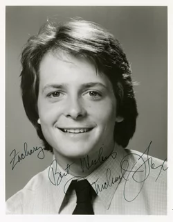 Michael J. Fox autograph