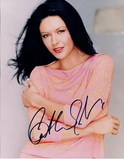 Catherine Zeta Jones autograph