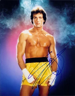Sylvester Stallone autograph