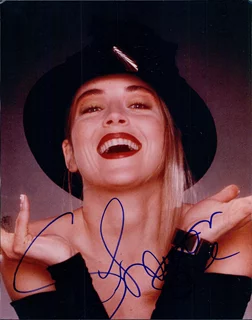 Sharon Stone autograph
