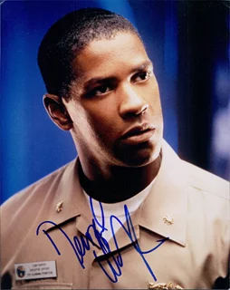Denzel Washington autograph