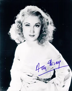 Fay Wray autograph