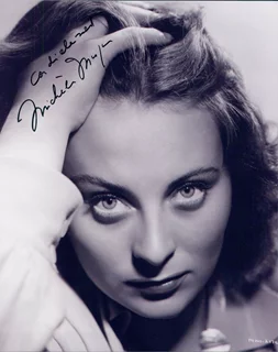 Michele Morgan autograph