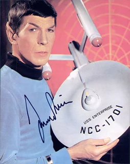Leonard Nimoy autograph
