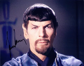 Leonard Nimoy autograph