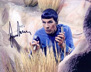 Leonard Nimoy autograph