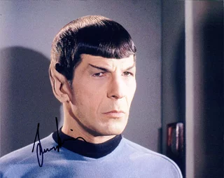 Leonard Nimoy autograph