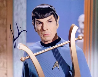 Leonard Nimoy autograph