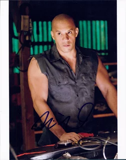 Vin Diesel autograph