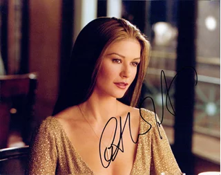 Catherine Zeta Jones autograph
