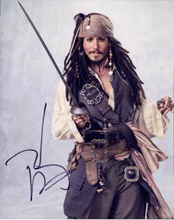 Johnny Depp autograph