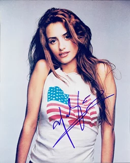 Penelope Cruz autograph
