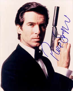 Pierce Brosnan autograph