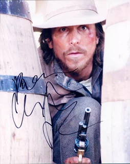 Christian Bale autograph
