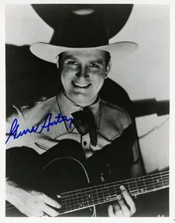 Gene Autry autograph