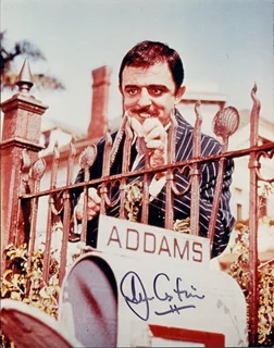 John Astin autograph