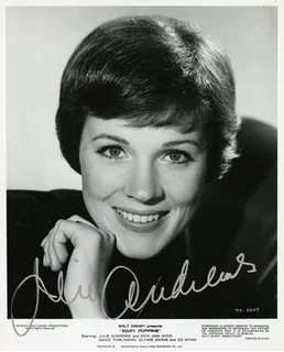 Julie Andrews autograph