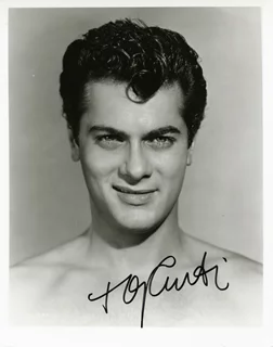 Tony Curtis autograph