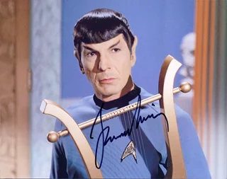 Leonard Nimoy autograph