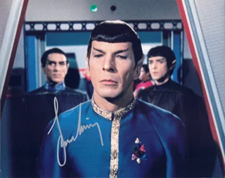 Leonard Nimoy autograph