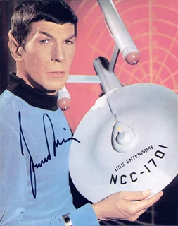 Leonard Nimoy autograph