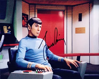 Leonard Nimoy autograph