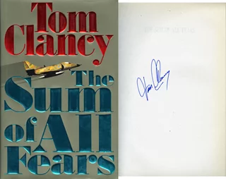 Tom Clancy autograph
