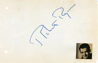 Robert Ryan autograph