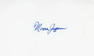 Morris Jeppson autograph