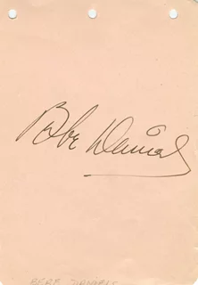 Bebe Daniels autograph