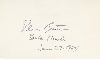 Elmer Bernstein autograph